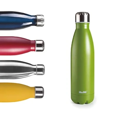 Afbeelding van Ibili Isolatiefles Musgo, 500 ml, roestvrij staal 18/10, dubbelwandig, herbruikbaar