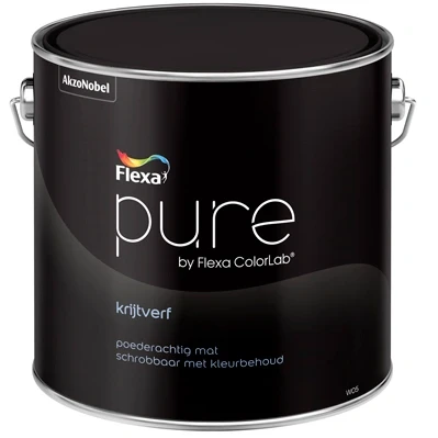 Afbeelding van Flexa Pure Krijtverf 2,5 liter muurverf