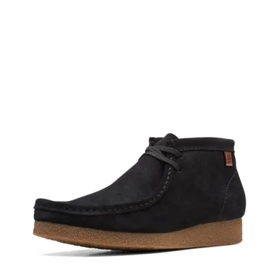 Afbeelding van Clarks Shacre Boot, herenlaarzen, Zwart suède