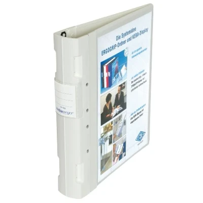 Image de Wedo 05818000 classeur a4 ergogrip 4 anneaux en plastique 55 mm (blanc)