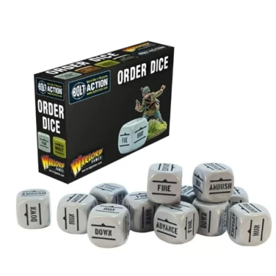 Afbeelding van Bolt Action Order Dice Grijs