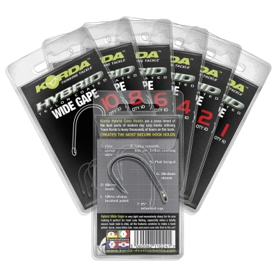 Afbeelding van Korda Wide Gape Micro Barbed (10 pcs) Maat : Size 4