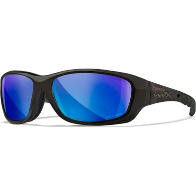 Afbeelding van WileyX WX GRAVITYLenses: Captivate Gepolariseerde Blue Mirror Bril, Zwart, One Size Unisex Volwassenen, zwart.