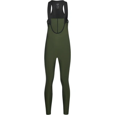 Afbeelding van Lange Fietsbroek Gore Progress Thermo Bib Dames maat S Groen