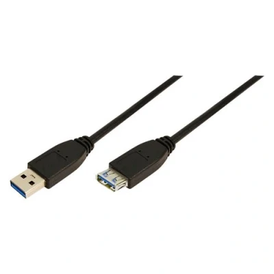 Image de LogiLink Rallonge de câble USB type A (M) pour (F) 3.0 3 m moulé noir