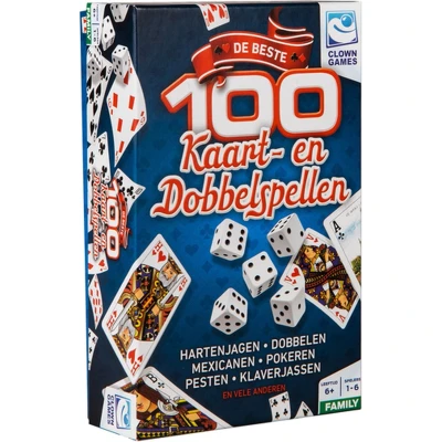 Afbeelding van Spel Kaarten Dobbel 100 spellen
