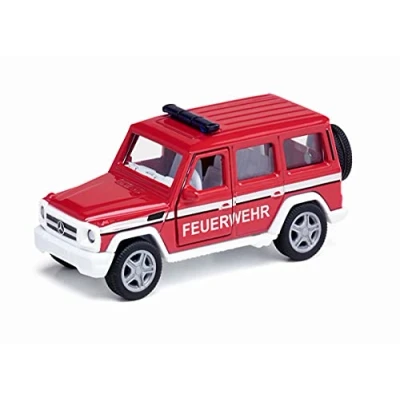 Afbeelding van Siku Brandweerwagen Mercedes amg G65 9,6 Cm Staal Rood