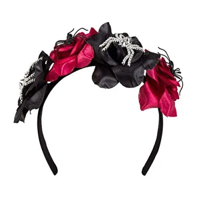 Afbeelding van Boland Diadeem Spider flowers Één maat Volwassenen Vrouwen Halloween accessoire Horror Heks
