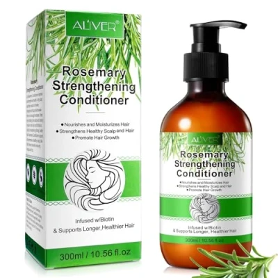 Afbeelding van P Beauty rozemarijn Conditioner, 1 x 300 ml, milde conditioner voor beschadigd en droog haar, haargroei hoofdhuidverzorging,