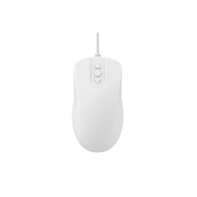 Afbeelding van Active Key AK PMH12OB US W Hygiënische muis, Muis Kabelgebonden Optisch Wit 2 Toetsen 1000 dpi Siliconemembraan