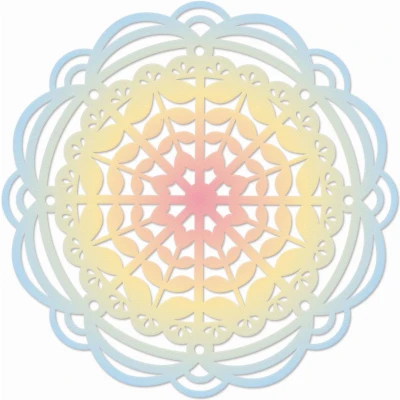 Afbeelding van Sizzix Thinlits snijmal Heart mandala