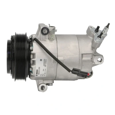 Afbeelding van BOSCH 1 986 AD1 280 AC Compressor 12V PAG 46 R134a Met montagehandleiding, Zonder afdichtring NISSAN: Qashqai / Qashqai+2 I, RENAULT: CLIO 3