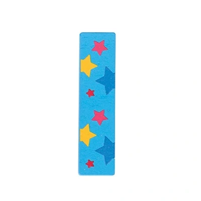 Afbeelding van Decoratieletter I Hout 7cm Blauw