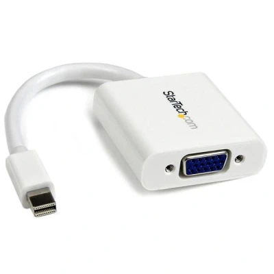 Afbeelding van Mini DisplayPort naar VGA Adapter Startech MDP2VGAW Wit Zwart 0,12 m