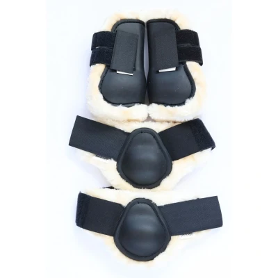 Image de HB Ruitersport Guêtres Teddy Noir Shetland