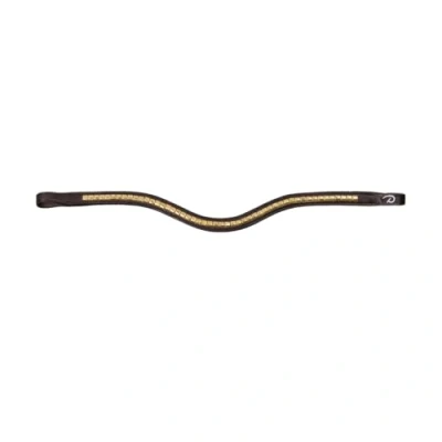 Image de Dyon Brass Clincher Browband V Shape New English Collection