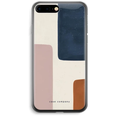 Afbeelding van Case Company® hoesje geschikt voor iPhone 7 PLUS Geo #5 Soft Cover Telefoonhoesje Bescherming aan alle Kanten en Schermrand