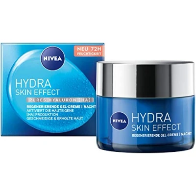 Afbeelding van Nivea Hydra SKIN Effect Regenerative GEL Creme Night Nachtverzorging, Maat: 50 ml,