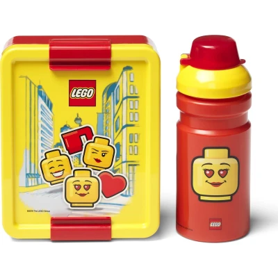 Afbeelding van LEGO® Lunchset Classic Girls Geel/ Rood