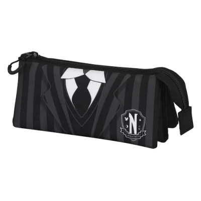 Afbeelding van Wednesday Uniform Triple Pencil Case Etui