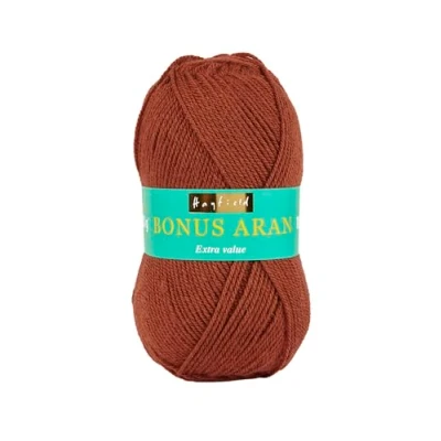 Afbeelding van Hayfield Bonus Aran mahonie (563) 100 g bol