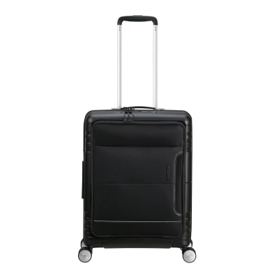 Afbeelding van American Tourister Hello Cabin Spinner 55 EXP onyx black Harde Koffer