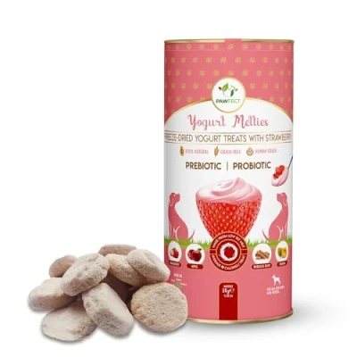 Afbeelding van Pawfect Freeze Dried Yoghurt hondensnack met Aardbei 38 gr.