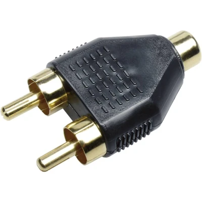 Afbeelding van Sinuslive Y2M Cinch adapter [2x stekker 1x koppeling]