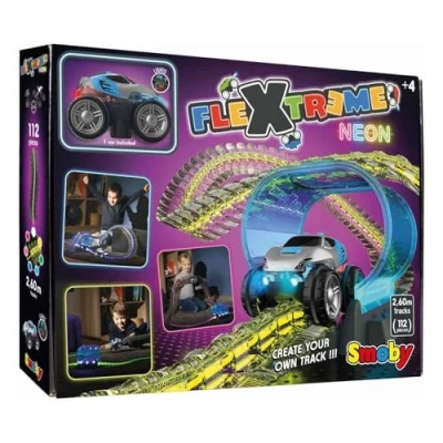 Image de Circuit voitures Smoby FleXtreme Néon Set