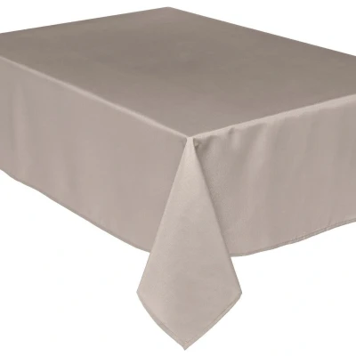 Afbeelding van Tafelkleed van polyester met formaat 240 x 140 cm beige Eettafel tafellakens