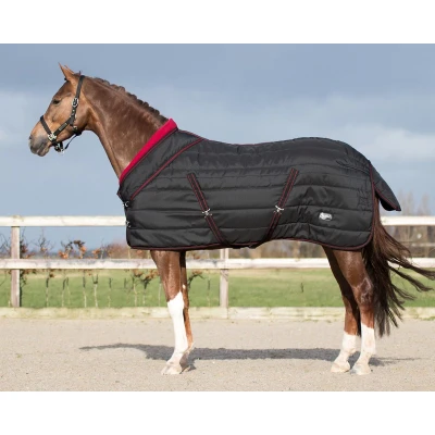 Afbeelding van QHP Staldeken luxe Collection 200gr maat 145/195 black