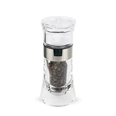 Afbeelding van Peugeot 34542 Oslo Combi Mp + Saliere / Pepermolen Zoutstrooier 13 Cm Transparant/inox