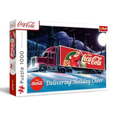 Afbeelding van Trefl Coca Cola 10941 Kerstpuzzel 1000 elementen, voor volwassenen en kinderen vanaf 14 jaar, meerkleurig