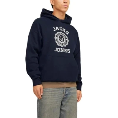 Image de JACK &amp; JONES Sweat à capuche Jjvicto pour homme, Blazer bleu marine., XS