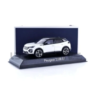 Afbeelding van Peugeot 2008 GT 2024 Okenite Wit Model 1/43 Norev