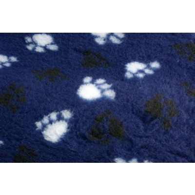 Afbeelding van Vetbed met antislip 28 mm blauw/poot 75x50 cm