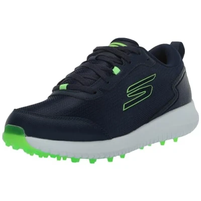 Afbeelding van Skechers Performance GO GOLF MAX Fairway 4 Golfschoenen, Heren, Maat: 43.5, Navy/lime Textiel/ synthetisch