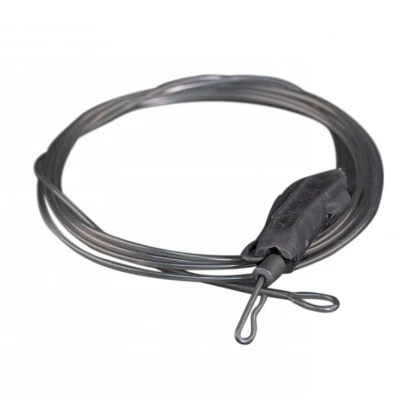 Afbeelding van Ridgemonkey Spectre Fluorocarbon Uni Lead Clip Leader Silt Black Leaders