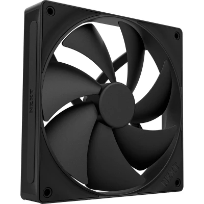 Afbeelding van NZXT F140P Ventilatorhuis 140mm 93.20 cfm 500 1700 rpm 30.0 dBA 4 pin PWM FDB zwart