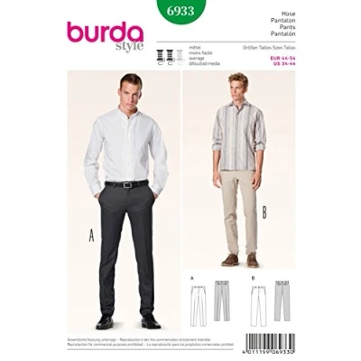 Afbeelding van Burda Naaipatroon 6933 Broek in variaties