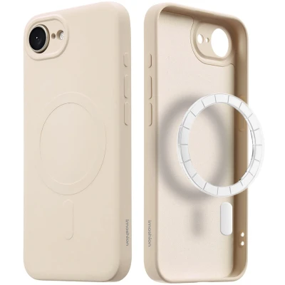 Afbeelding van imoshion Hoesje geschikt voor iPhone 16e Color Backcover MagSafe Beige