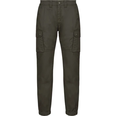 Afbeelding van WK. Designed To Work uniseks Cargobroek met elastische boord WK711 Dark Khaki