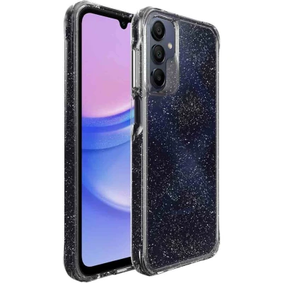 Afbeelding van imoshion Hoesje Geschikt voor Samsung Galaxy A15 (4G) / (5G) Glitter Backcover 2.0 Zilver