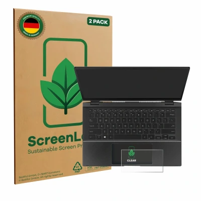 Afbeelding van ScreenLeaf Screenprotector voor ASUS ZenBook Flip 14 UX463FA (Touch Trackpad) Duurzame schermbescherming Folie Beschermfolie transparant (2 Stuks)