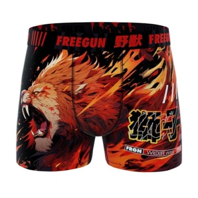 Afbeelding van FREEGUN Boxershorts voor heren, microvezel, leeuw, A79, XL, A79