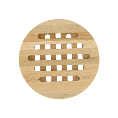 Afbeelding van Rond houten onderzetter 18 cm Fackelmann Wood Edition