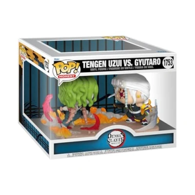 Afbeelding van Demon Slayer Tengen Uzui vs. Gyutaro (Pop! Moment) Vinylfiguur 1753 Funko Pop! meerkleurig