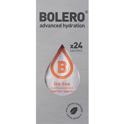 Image de Bolero Boisson Instantanée sans Sucre Ice Tea Peach 24 x 8 g