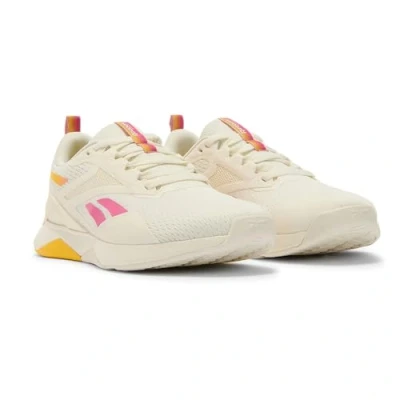 Afbeelding van Reebok Nanoflex Tr 2 Sneakers voor dames, Krijt True Pink Golden Haze