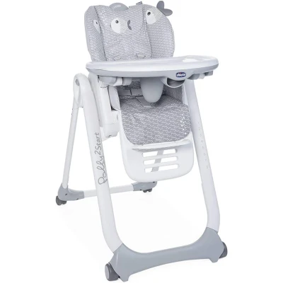 Image de Chicco chaise haute Polly 2 Start 91 110 cm acier gris